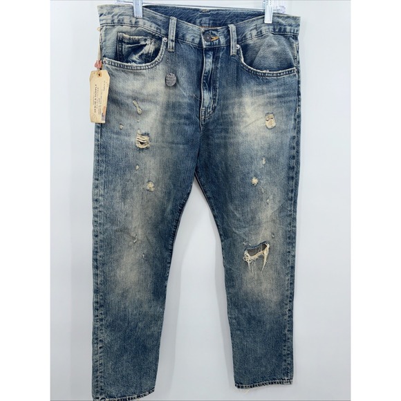 NEW DENIM‎ & SUPPLY Ralph Lauren distressed boyfriend Jeans With Tags W27